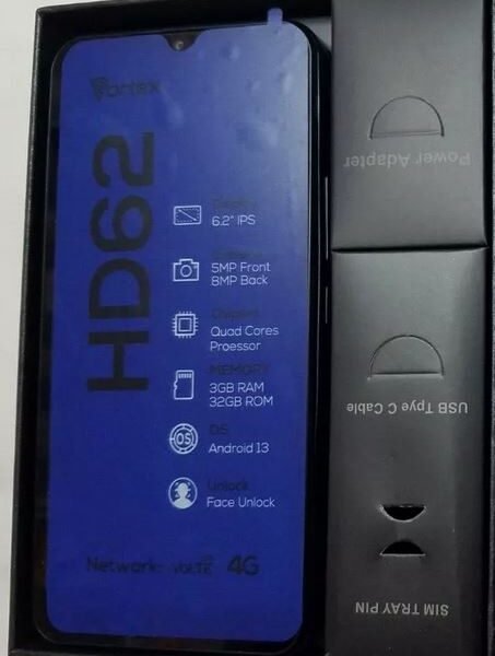 Vortex HD60- Black 32GB (Unlocked) Smartphone