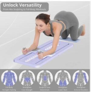 Multifunctional Foldable Pilates Reformer Pilates Board Home Exercise Machine - Image 2