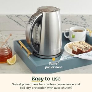 Cuisinart 1.7-Liter Stainless Steel Cordless Electric Kettle with 6 Preset Temperatures - Image 3